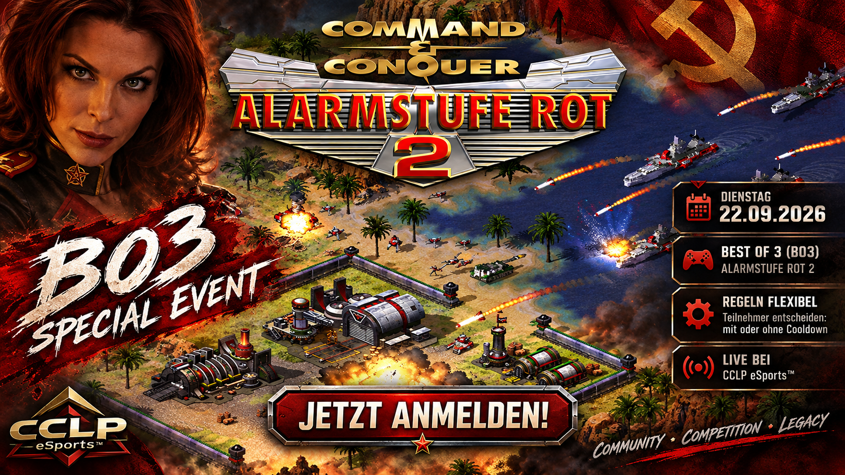 Banner zu ⚔️ Command and Conquer Alarmstufe Rot 2 | Fun Turnier 1.0